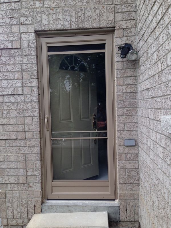 storm doors low profile