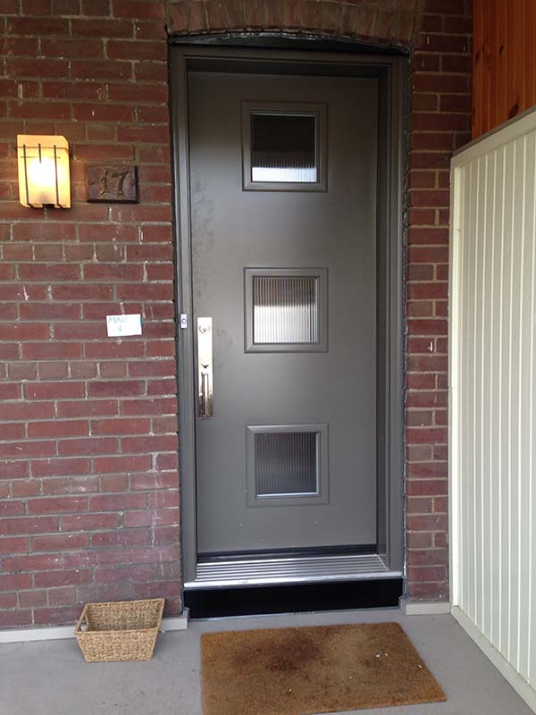 Grey steel doors copy
