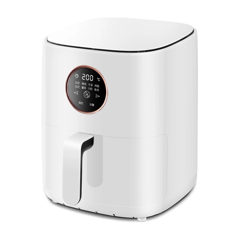 6L Minimalist White Digital Air Fryer
