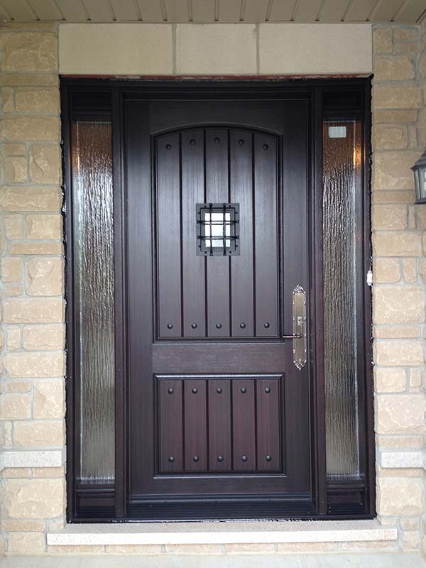 fiberglass-doors-installation-toronto-rich-wood