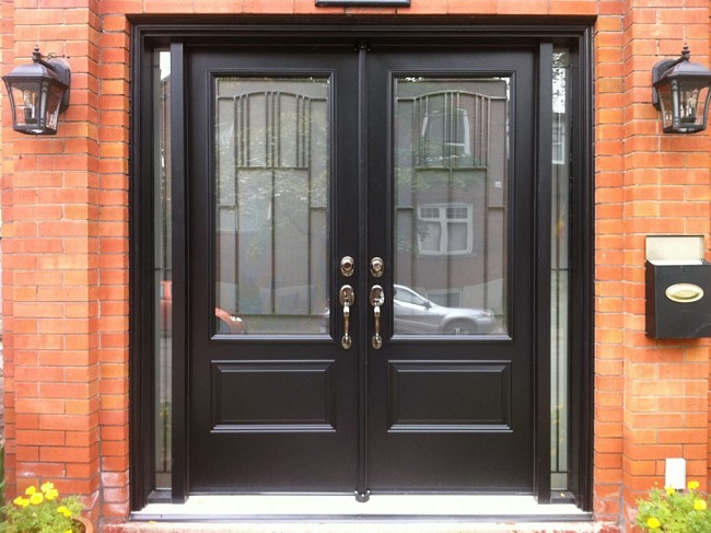 steel-door-installation-replacement-toronto-decorative-glass