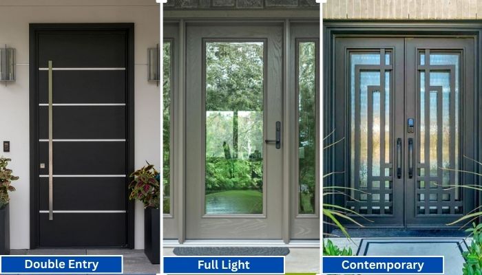 Top Modern Entry Door Designs In Toronto: Double Entry, Full Light, and Contemporary Styles