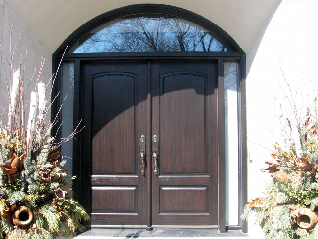 fiberglass-doors-installation-toronto-stained-toplight