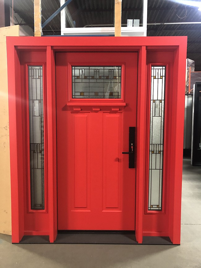 steel-door-installation-replacement-toronto-bold-red
