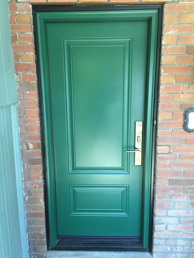 steel-door-installation-replacement-toronto-rusted-green-copper