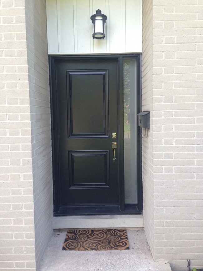steel-door-installation-replacement-toronto-solid-black